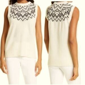 NWT ATM ANTHONY THOMAS MELILLO Fair Isle Wool Sweater Vest